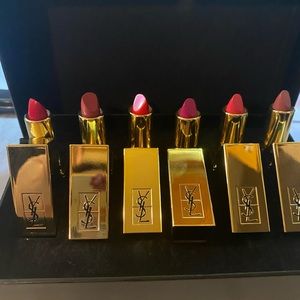 Authentic YSL Lipstick 6 Pcs with box